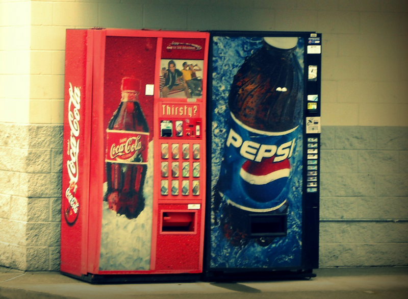 Cola Pepsi Automaten