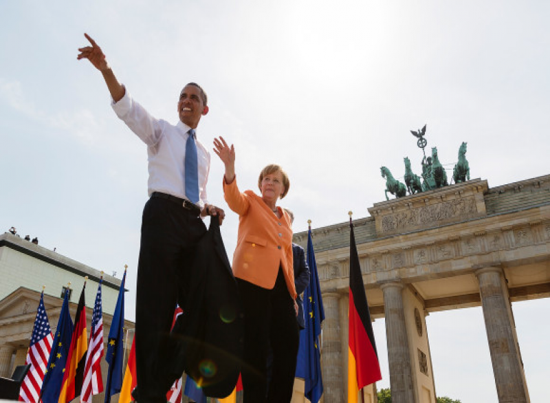 Merkel Obama Freihandel