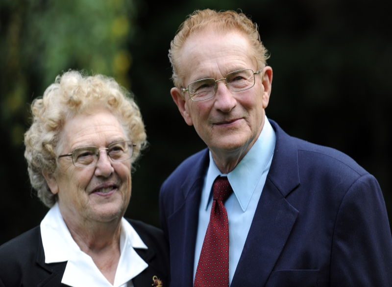 Louise und Percy Schmeiser, 2010 (Foto Wolfgang Schmidt, The Right Livelihood Foundation)