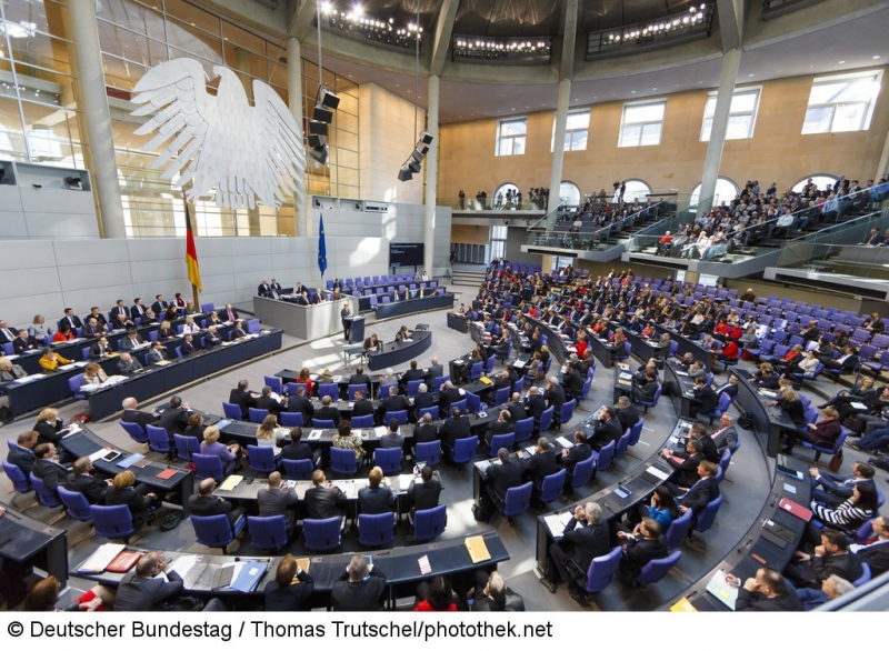 Sitzung des Deutschen Bundestages (Foto: Deutscher Bundestag/Thomas Trutschel/photothek.net)