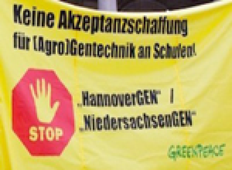 Protest gegen HannoverGEN